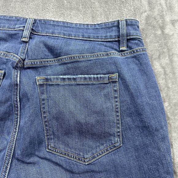 Lane‎ Bryant Jeans Women’s 16 Blue High-rise Essential Stretch Straight Crop - Picture 8 of 16